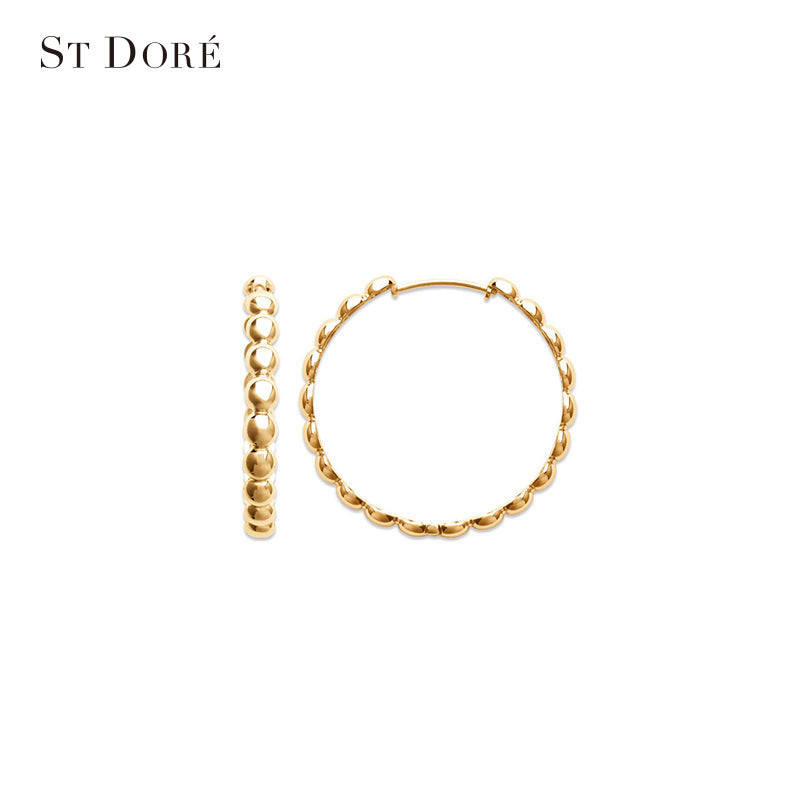 gold coin series earring