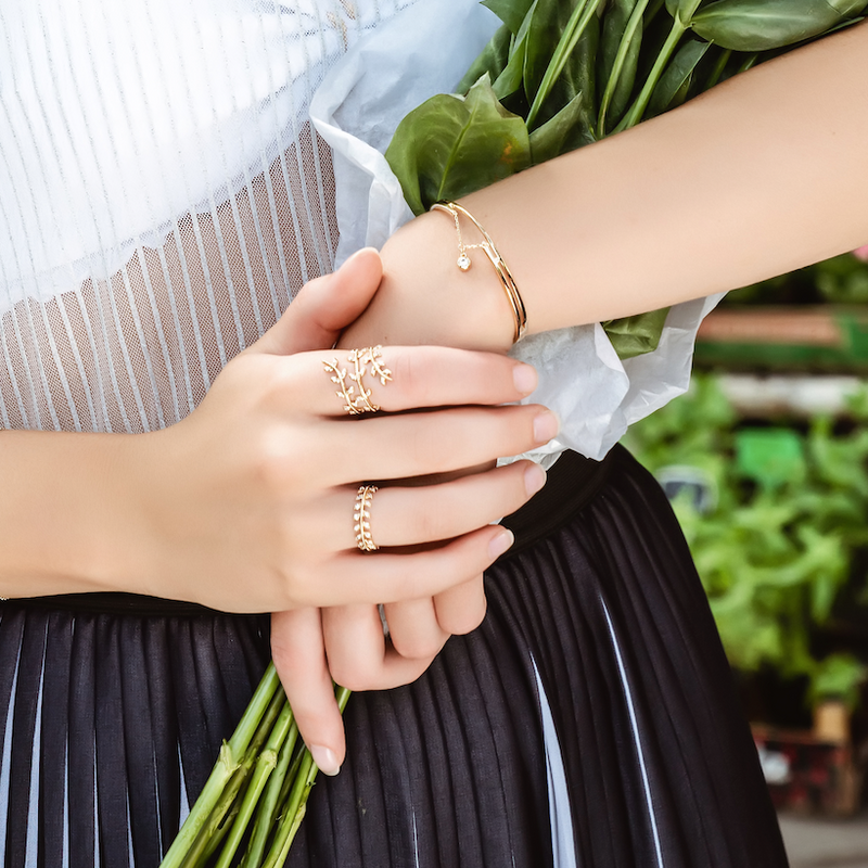 Pandora wheat deals ring