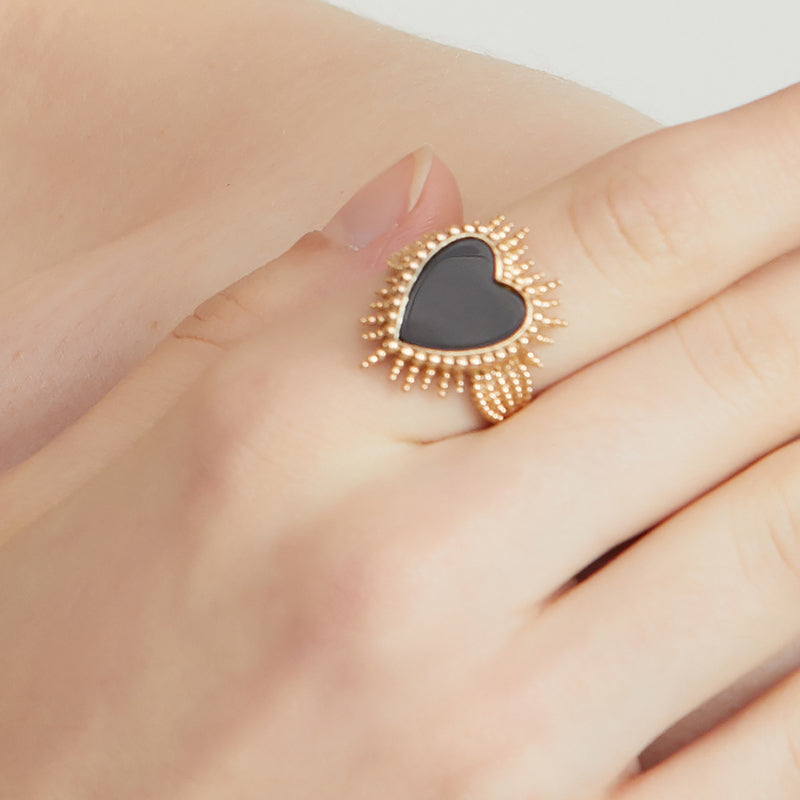 heart-shaped ring