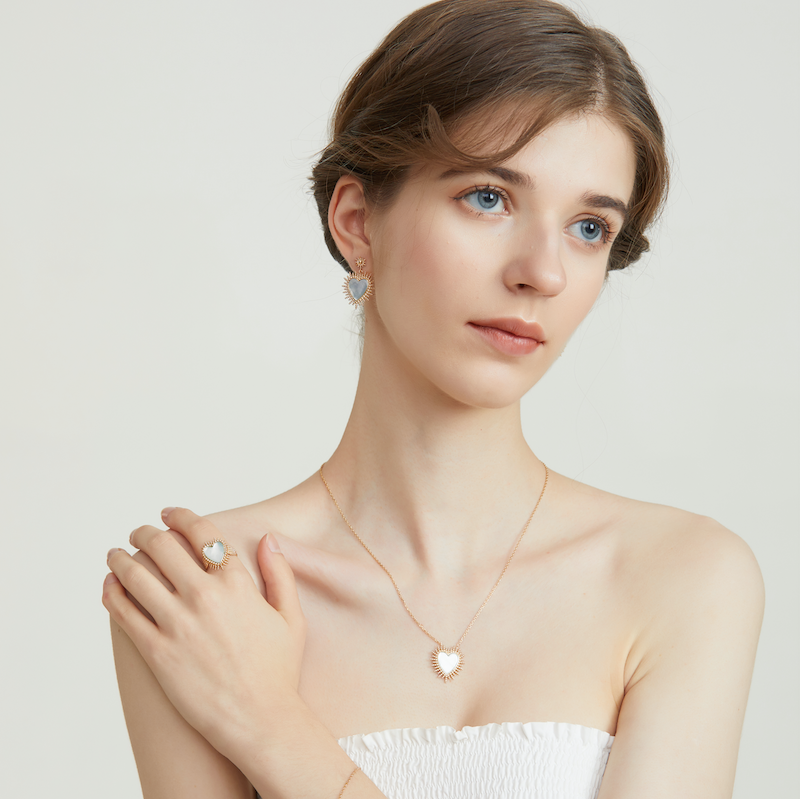 heart-shaped ring