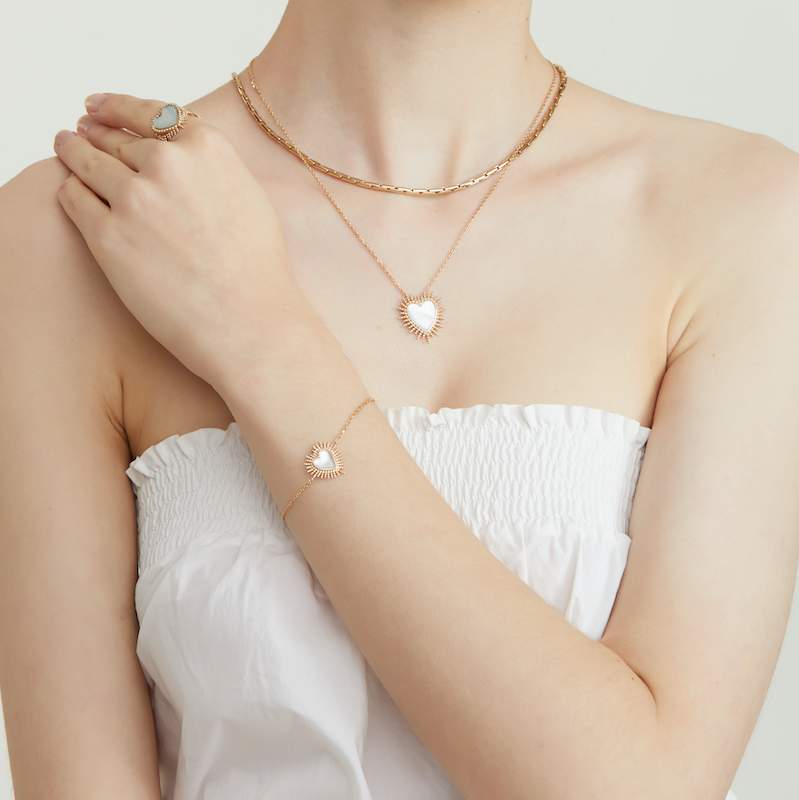 heart-shaped bracelet