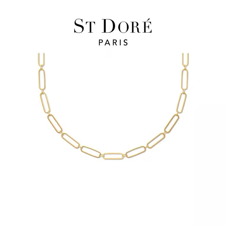 gold coterie chain necklace