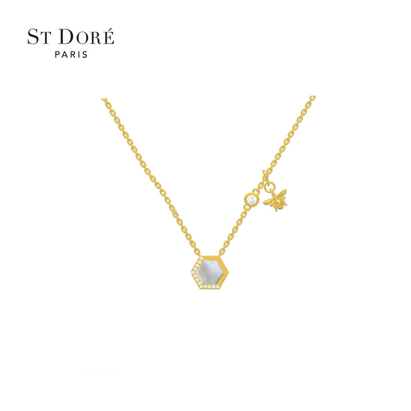 honeycomb necklace